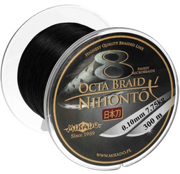 Plecionka Mikado NIHONTO OCTA BRAID  018 BLACK 300M