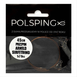 Przypon Polsping Surfstrad 1x7 Camo 7kg 35cm - 2 szt.
