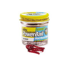 Sztuczna ochotka  Berkley Powerbait Maxi Blood Worm -100szt