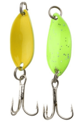 Wahadłówka Trout Campione MIKADO - 2,2cm - Zielono - żółty