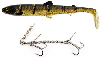 Zestaw Guma WESTIN BullTeez Shadtail 24cm 107g Cola Perch - 1szt. + Dozbrojka Vis Vangen